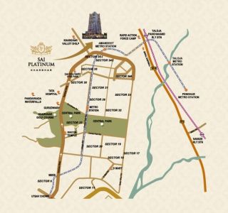 Location Plan of Paradise Sai Platinum